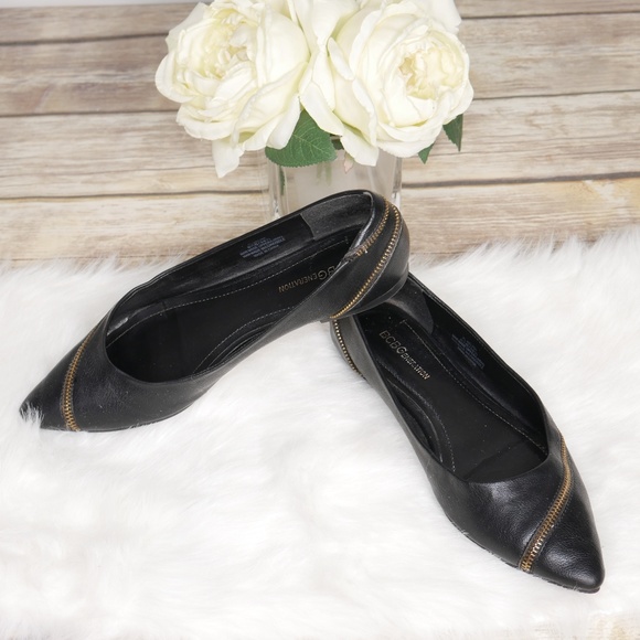 BCBGeneration Faux Leather Gold Color Zipper 8.5 - Picture 2 of 8